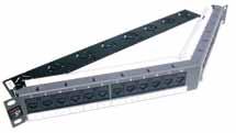 Rozwiązania miedziane PowerCat TM 5e UTP Modularny panel krosowy keystone 24-portowy modularny panel krosowy Molex to elastyczne rozwiązanie do małych i średnich instalacji.