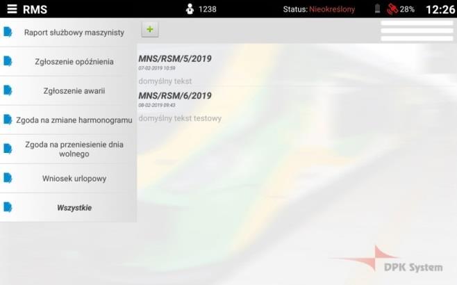 System raportów i