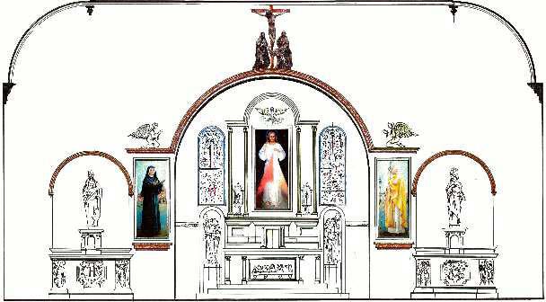 THE NEW ALTAR IN OUR SHRINE Dreams and plans for a new altar for our shrine have begun to be finalized. Within a short time, we were able to raise $ 40,000.