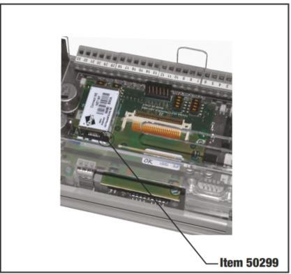 PŁYTKA ROZSZERZENIA OPCJONALNEGO 50299 Podłączenie komunikacji Ethernet RJ45 10/100Mbit/s. Interfejs dla oprogramowania komunikacyjnego TECNANET Ethernet Art.23287.
