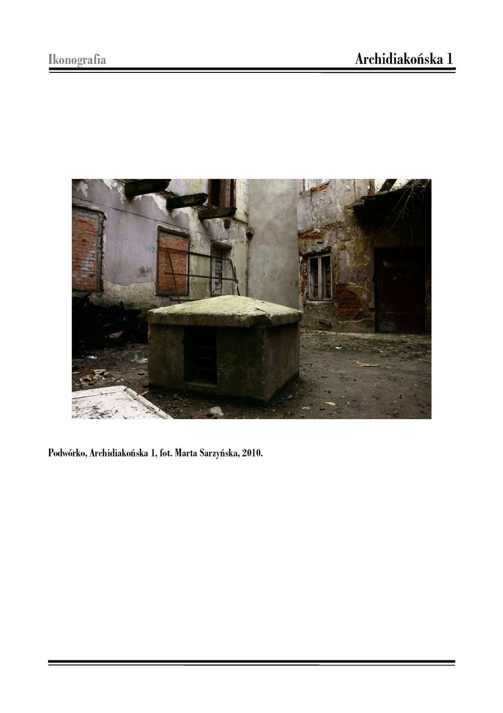 Podwórko, Archidiakońska 1,