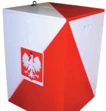 To oznacza, że na każdej z kart do głosowania można postawić jeden znak x.