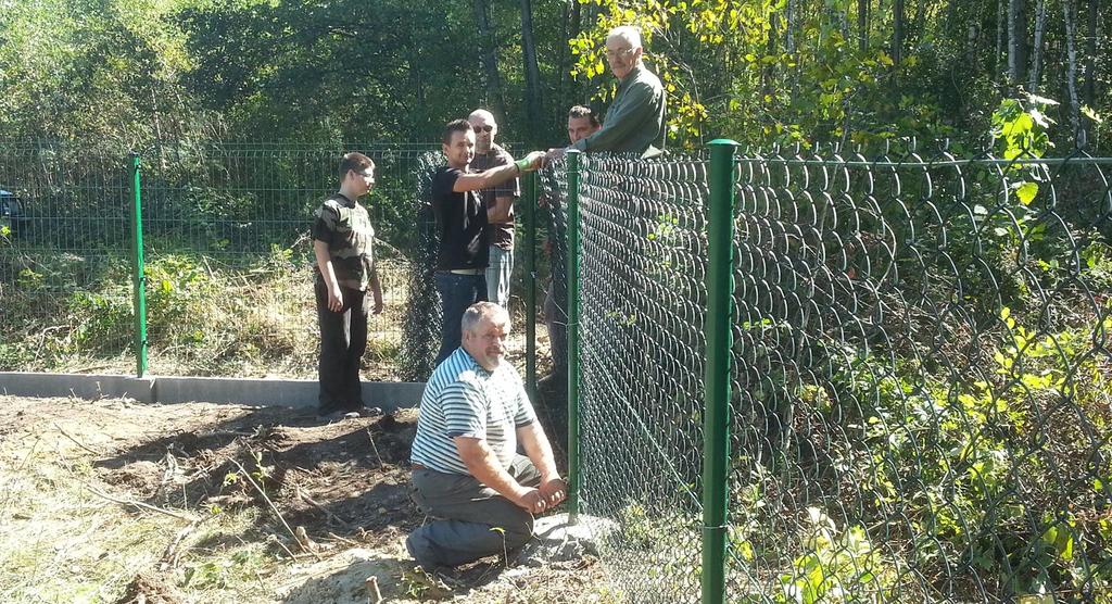 Budowa kwatery myśliwskiej W 2013 roku koło rozpoczęło inicjatywę budowy