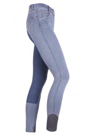 Two round pockets at the front and one back pocket with eye-catching embroidery. Stretch panels in leg bottoms. Bryczesy MoreyFull męskie Breeches MoreyFull men Art.