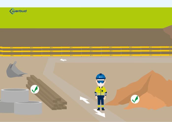 Prace przygotowawcze; Roboty ziemne powinny być prowadzone na podstawie projektu, określającego położenie instalacji i urządzeń podziemnych mogących znaleźć się w zasięgu prowadzonych robót.