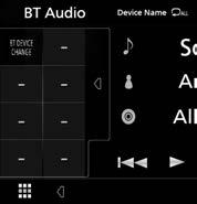 Sterowanie Bluetooth 4 Panel funkcji Dotknąć lewej strony ekranu, aby wyświetlić panel funkcji. Dotknąć ponownie, aby zamknąć panel.