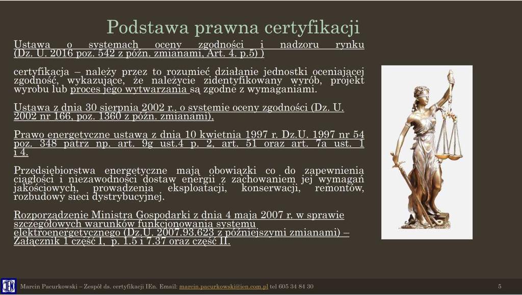 CERTYFIKACJA W BRANŻY