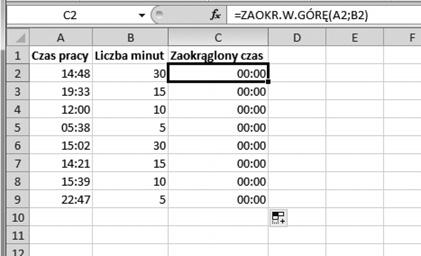 Rozdział 3. Obliczenia na datach i godzinach Innym sposobem jest zastosowanie formuły: =A3*24 Oba dają identyczne wyniki z jednym wyjątkiem.