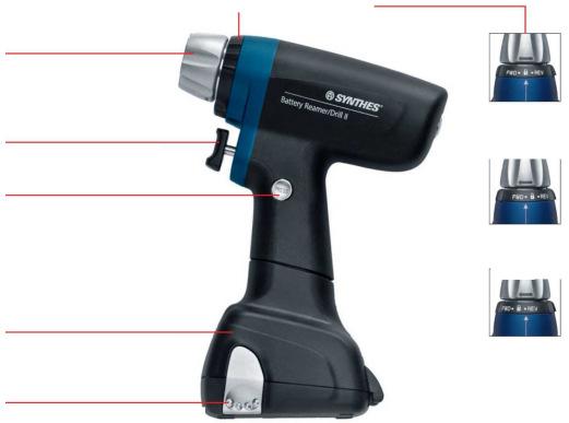 Wprowadzenie NAPĘDY Zasilana akumulatorowo wiertarka/rozwiertak Battery Reamer/Drill II (530.