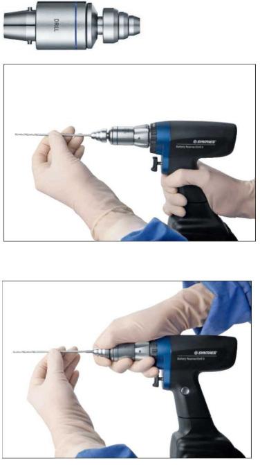Instrukcja obsługi NASADKI do wiertarki/rozwiertaka BATTERY REAMER/DRILL II Szybkozłączka AO/ASIF do wierteł, prędkość wiercenia (530.750) Maksymalna prędkość: ok. 930 obr.