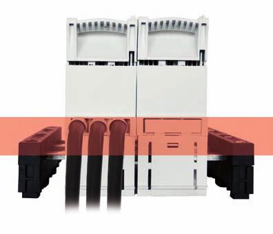 Rozłączniki bezpiecznikowe RBP 000 pro-s posiadają dwie głębokości zabudowy maskownicą : system zabudowy maskownicą