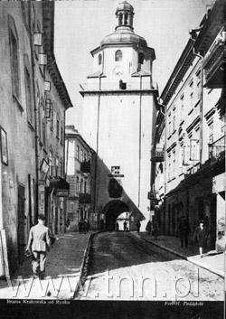 Ikonografia Fotografie przedwojenne/pre-war photographs: Brama Krakowska i ul.