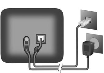 Uruchomienie Uruchomienie Zawartość opakowania stacja bazowa, wtyczka do gniazdka, kabel telefoniczny słuchawka, stacja ładująca z zasilaczem sieciowym, dwa akumulatorki, pokrywa komory