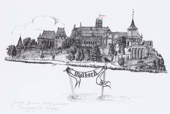 7 JERZY BURSKI Malbork, dyptyk, 2004 r.