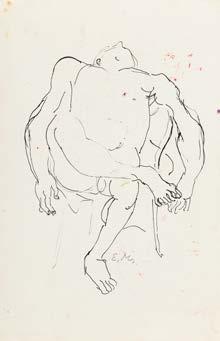 50,5 x 35 cm (arkusz) sygnowany p.d.: 'E.