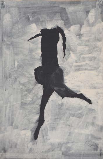 34 TERESA PĄGOWSKA (1926-2007) Postać, 1977 r.