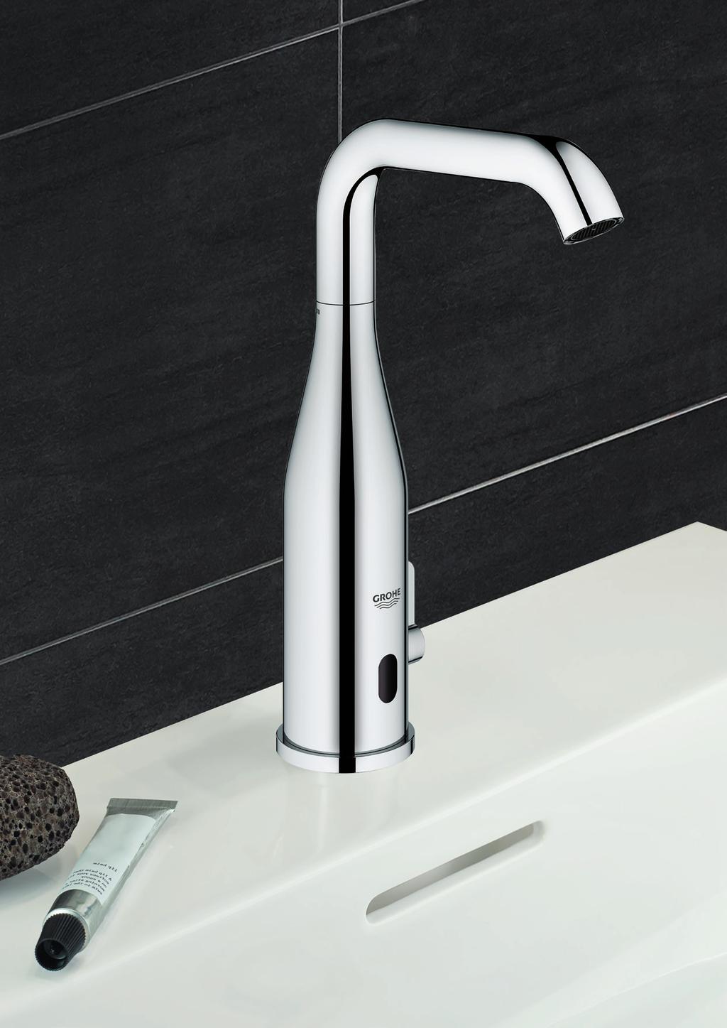 grohe.pl ESSENCE E Design baterii Essence E opiera się na kształcie walca; jest prosty, a zarazem wyszukany.