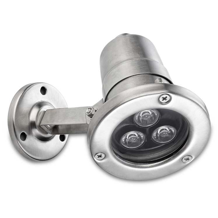 059889CACM V0 AQUA Spotlight AISI 316 Zanurzalne Opis Oprawa zatapialna do zastosowania na zewnątrz do oświetlenia w wodzie ku górze. Zawiera pal do zamocowania na trawniku lub w ziemi.