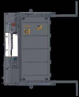 Wraz z drzwiami dostarczamy mimic panel na mostek, obrazujący stan drzwi na statku oraz ich napędu.