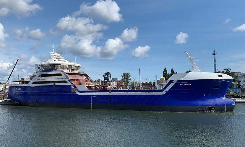 Oprócz częściowo wyposażonych kadłubów Crist dostarczał także w 2018 i 2019 roku wielkie bloki na statki wycieczkowe.
