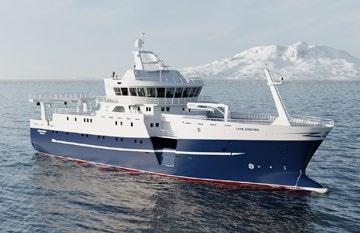 Statek, powstający wg projektu SK-4260 firmy Skipskompetanse, jako częściowo wyposażony, buduje Marine Projects.