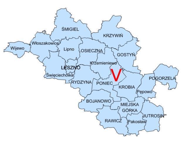 Region gospodarki odpadami komunalnymi stanowi obszar sąsiadujących ze sobą gmin, liczących łącznie co najmniej 150 tys. mieszkańców i obsługiwany przez instalacje o których mowa w z art. 35 ust.