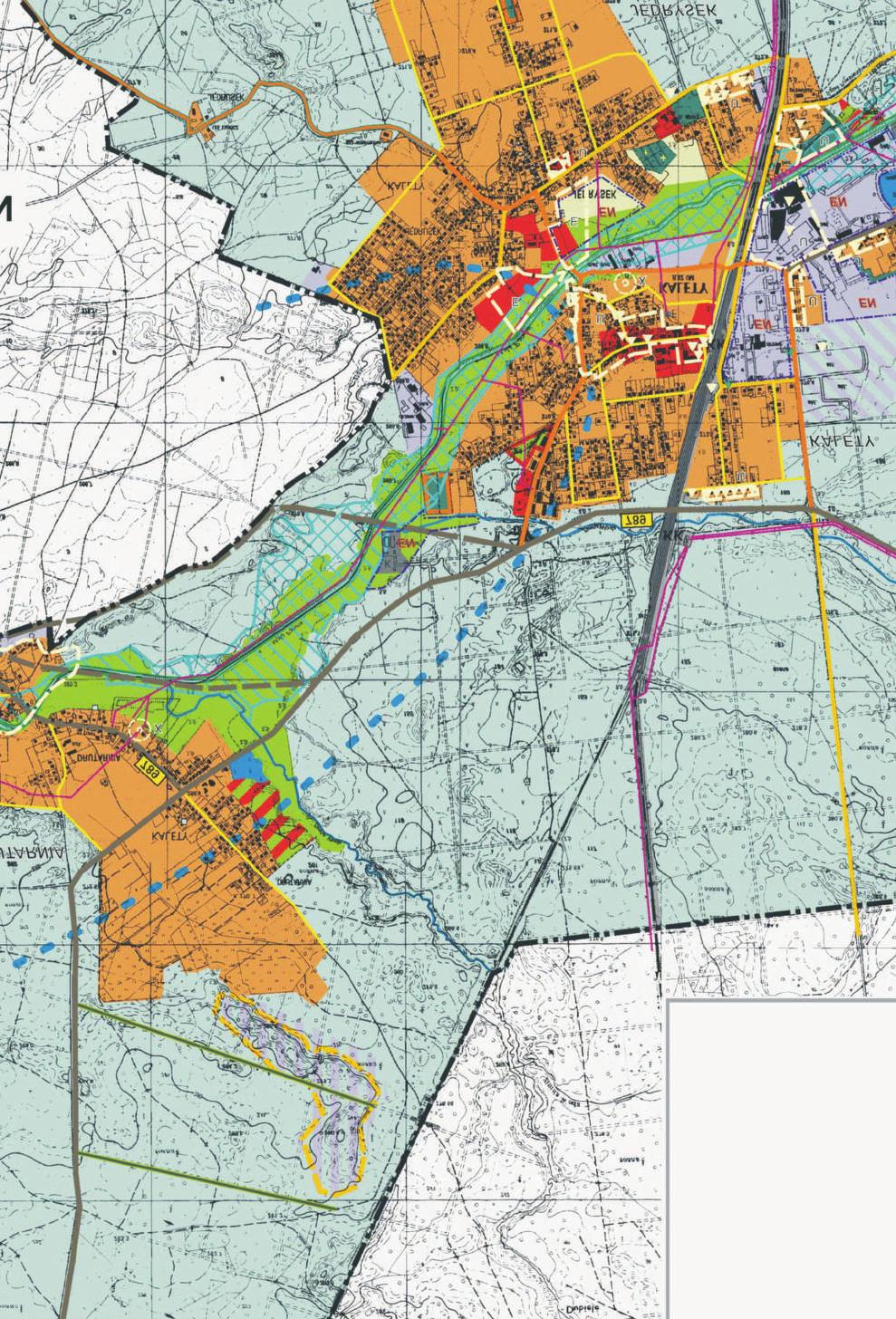 WYRYS ZE STUDIUM UWARUNKOWAŃ I KIERUNKÓW ZAGOSPODAROWANIA PRZESTRZENNEGO MIASTA KALETY