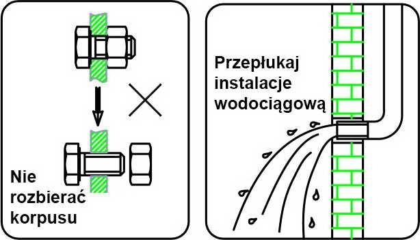 INSTRUKCJA MONTAŻU BATERII WANNOWEJ 3-OTWOROWEJ Z WYCIĄGANĄ WYLEWKĄ BLUE WATER (data ostatniej modyfikacji 01.01.2012) Dotyczy modelu: LIW-BWW.080C 1. SPRAWDZENIE KOMPLETNOŚCI BATERII: Nr.