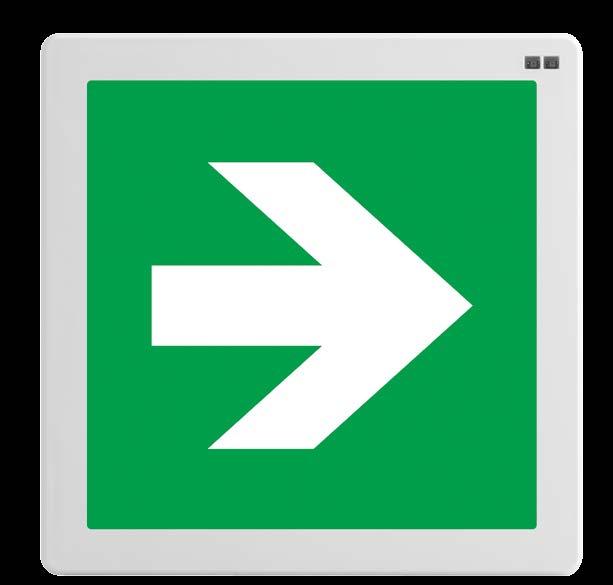 utonomy LED wyznaczanie kierunku ewakuacji (znak ewakuacji) evacuation road direction (evacuation sign) 230 V C / 50-60 Hz (210-250 V C) 230 V
