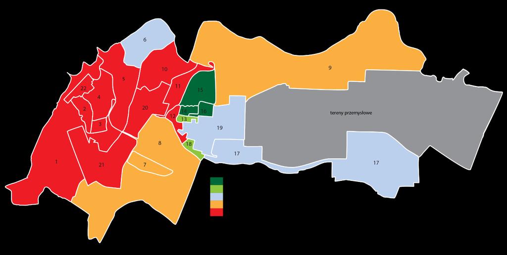 transportu publicznego i prywatnego. Analizie poddano emisję następujących zanieczyszczeń: pyłu PM 10, pyłu PM 2,5, CO2, Benzo(a)pirenu, SO2, NOX.