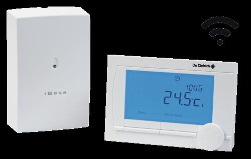WYPOSAŻENIE DODATKOWE "REGULACJE" Wyposażenie dodatkowe "Regulacje" isense Radio Termostat pokojowy modulujący programowalny bezprzewodowy Termostat ten zapewnia regulację i programowanie