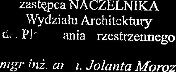 Wyraża się zgodę na zmianę