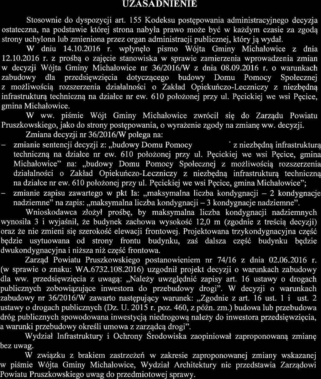 UZASADNIENIE Stosownie do dyspozycji art.