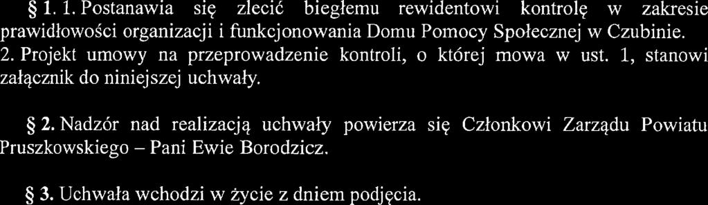 g 3. Uchwała wchodzi w życie z dniem