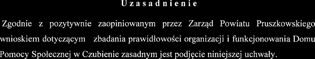 Pruszkowskiego wnioskiem dotyczącym zbadania