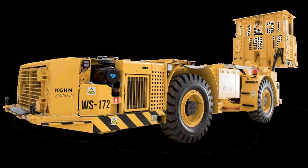 wozy strzelnicze Wozy Strzelnicze typu WS-151, WS-171 i WS 172 są samojezdnymi maszynami górniczymi na podwoziu oponowym, przeznaczonymi do stosowania w podziemnych, niemetanowych zakładach