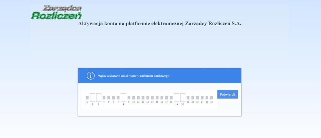 Logowanie, zmiana hasła, wylogowanie Konta w portalu zakłada Administrator Portalu Zarządca Rozliczeń S.A. (ZRSA).