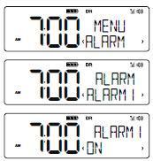 Ustawienie alarmu Radio One Maxi posiada dwa alarmy które mogą włączyć radio i dostroić się do cyfrowej stacji lub