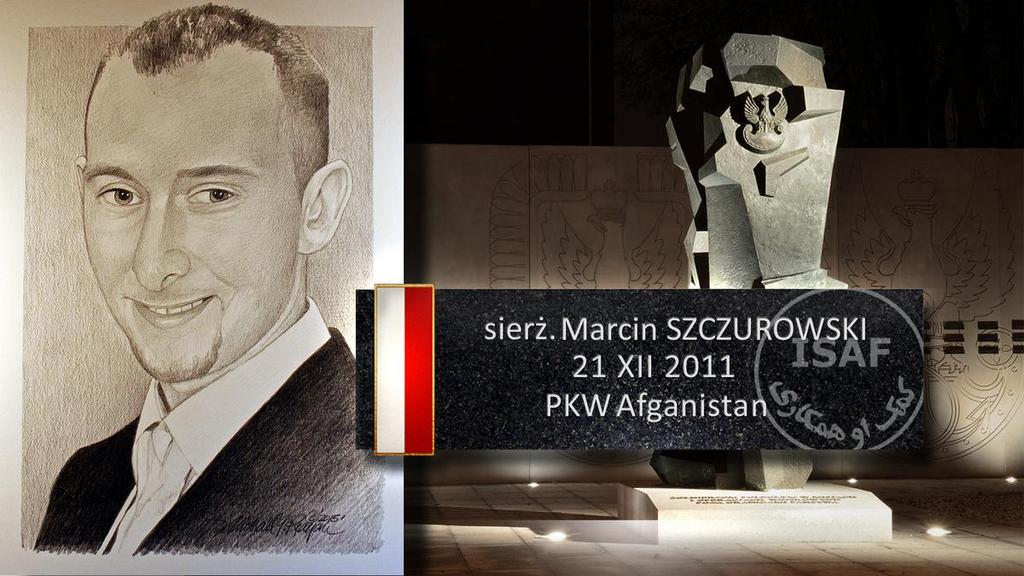 sierż. Marcin SZCZUROWSKI urodził się 3 marca 1981 r. w Morągu. Służbę wojskową rozpoczął w 2003 r.