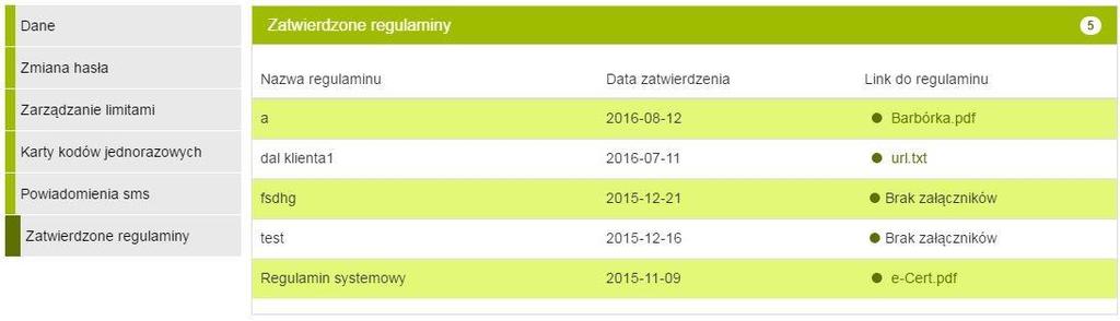 genknec (powyżej tego limitu nie można dokonać modyfikacji z poziomu bankowości elektronicznej) Chcąc edytować dany limit, należy wcisnąć klawisz Edytuj wprowadzić odpowiedni limit Dalej.