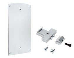 Hang podkładka dystansowa Hang lateral spacer 92803 13 25 2 Plastik / Plastic Przeznaczony do drzwi z zawiasami lub jako rozpórka do modułów pustych.