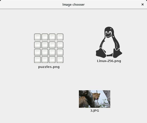 Jeśli otworzysz Pliki, możesz przeciągnąć obrazy (pliki JPG, GIF i PNG) do okna, a następnie pojawią się one jako ikony 128 128: Jeśli obrazy są kopiowane do okna, możesz przeciągnąć je myszką w inne