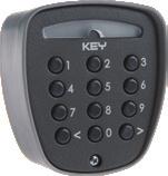klawiatura kodowa, metalowy front, plastikowy tył.