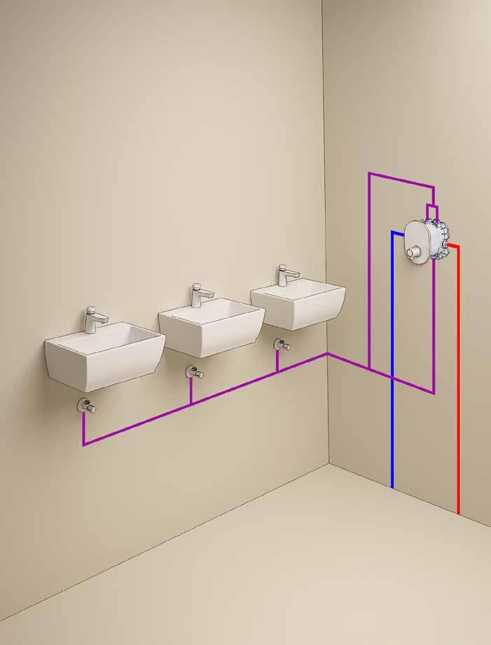 35 500 000 Rapido T uniwersalny podtynkowy element termostatyczny wanna / prysznic / termostat centralny, zabudowa w ścianie 70mm - 95mm urządzenie wstępnie zmontowane, głowica