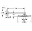 26 064 000 Rainshower Allure 230 Zestaw prysznicowy deszczownica Rainshower Allure 230 (27 480 000), ramię prysznica Rainshower 286 mm (27 709 000) z EcoJoy, ogranicznik przepływu 9,5 l/min, 27 075