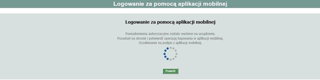 Logowanie do Usługi Bankowości Internetowej SGB (korporacyjne) za pomocą aplikacji mobilnej Token SGB Użytkownik ma możliwość zalogowania się do systemu Usług Bankowości Internetowej SGB