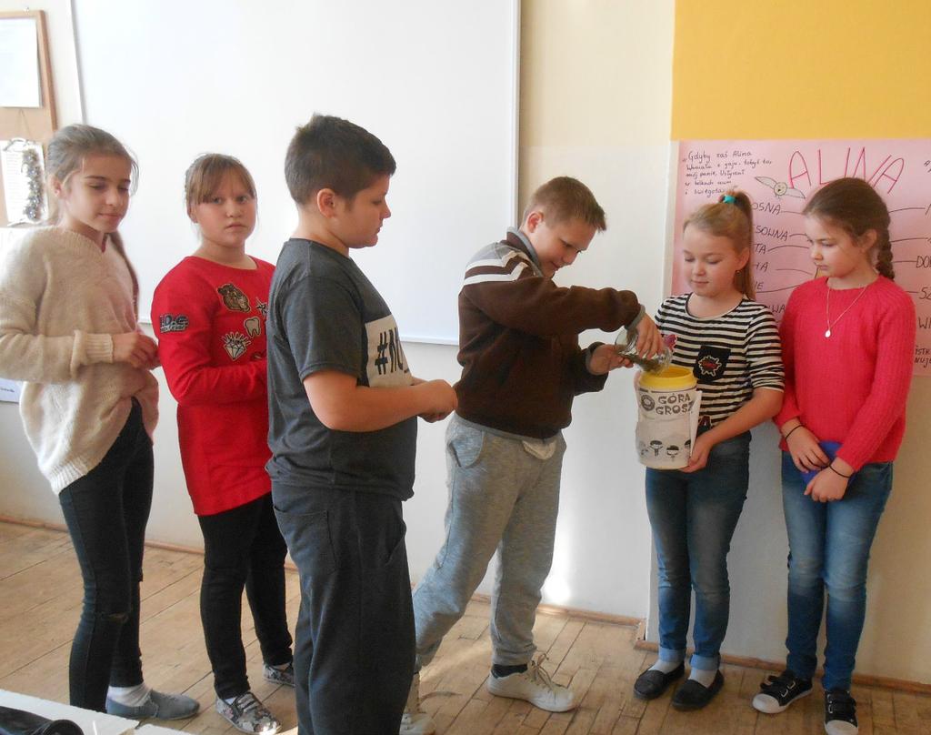 Spektakl podobał się naszym młodym widzom. Zwrócił ich uwagę na pomaganie innym ludziom, zachęcał do wspólnej zabawy. Spotkanie z teatrem zostało zorganizowane przez p. Annę Piątkowską.