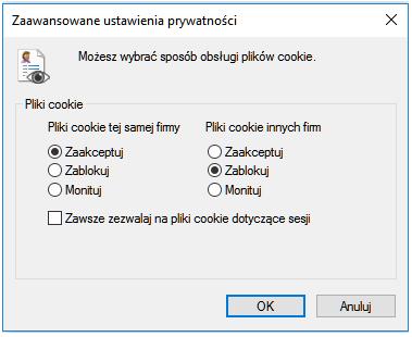 KONFIGURACJA W związku z brakiem wsparcia ze strony firmy Microsoft dla systemu Windows XP nie jest zalecane korzystanie z usług banku za pośrednictwem tego systemu.