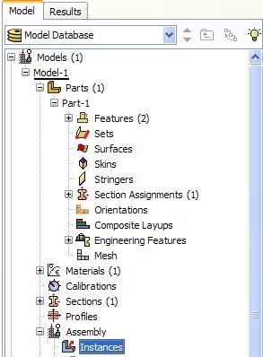 2.3 Warunki brzegowe i obciążenia Po pierwsze należy dokonać montażu całej konstrukcji, poprzez importowanie poszczególnych obiektów instances w module Assembly (w zadaniu rozważana jest bardzo
