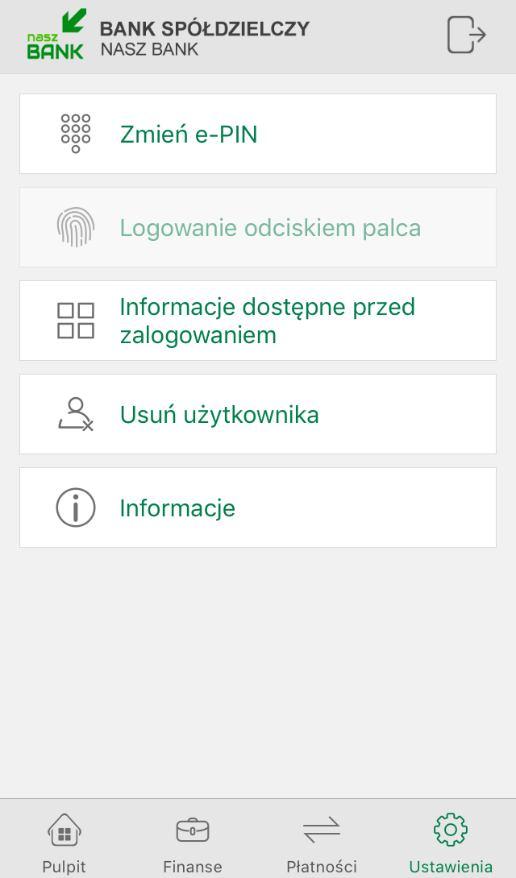 palca wówczas funkcja ta będzie